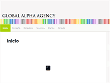 Tablet Screenshot of globalalphaagency.com